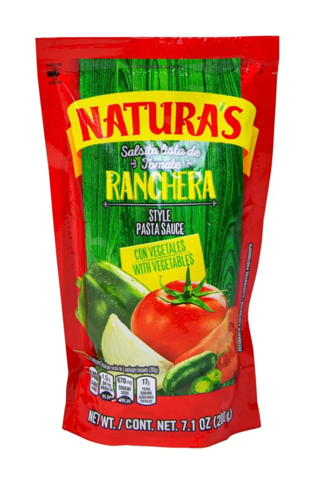 Salsa Natura`s Ranchera 180g