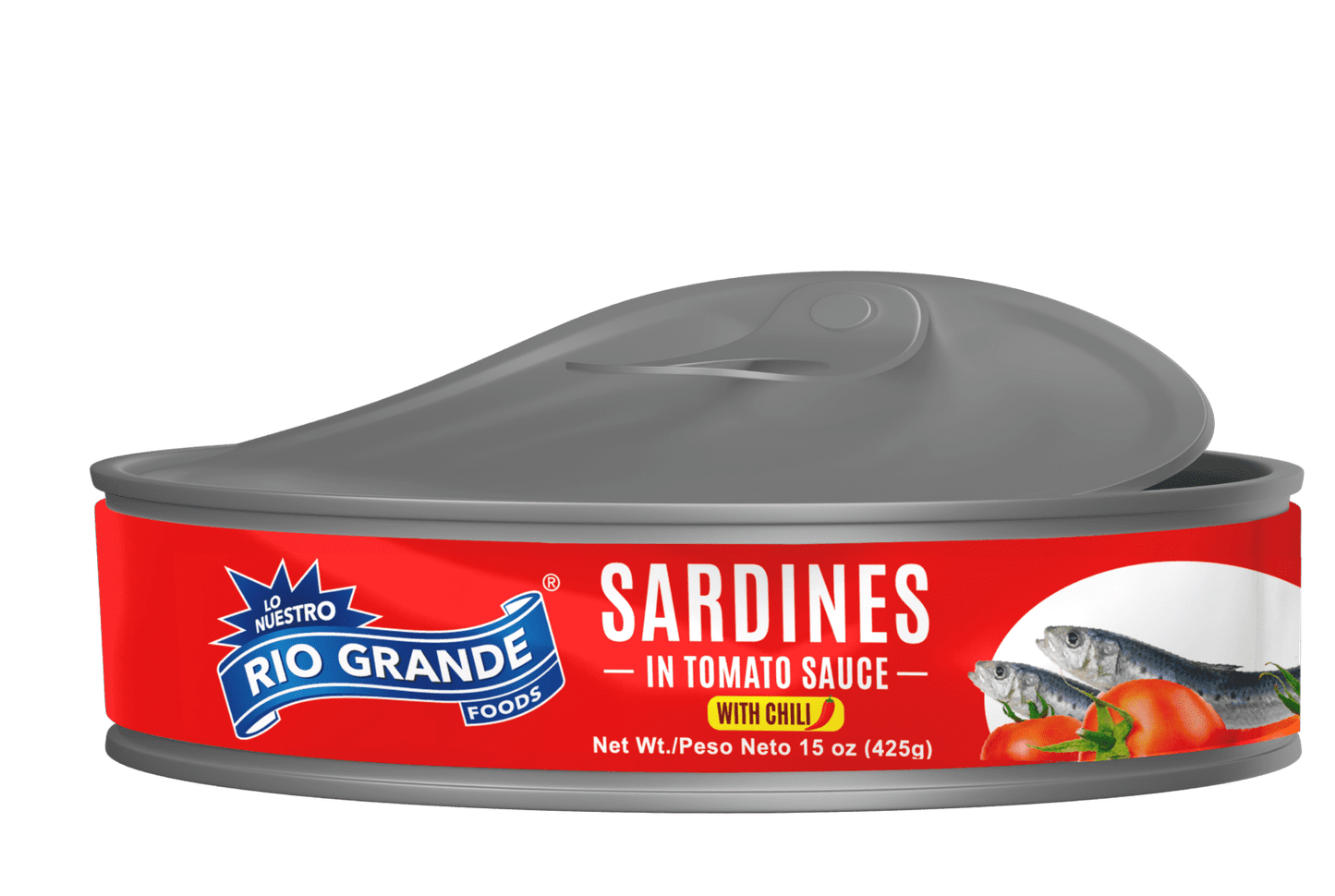 Sardina en Salsa de Tomate Picante 15oz Rio Grande