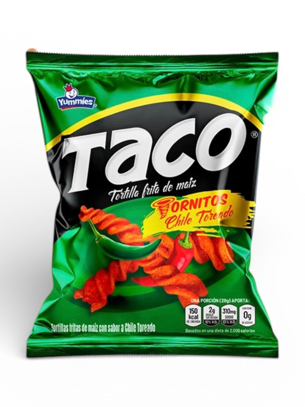 Tacos Tornito Chile Toreado Yummies 18g