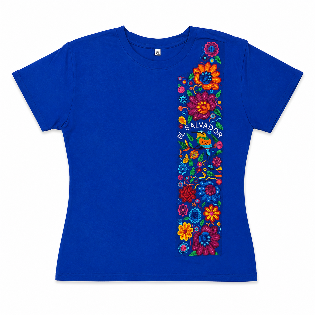 Camisa con Bordado - Azul Real