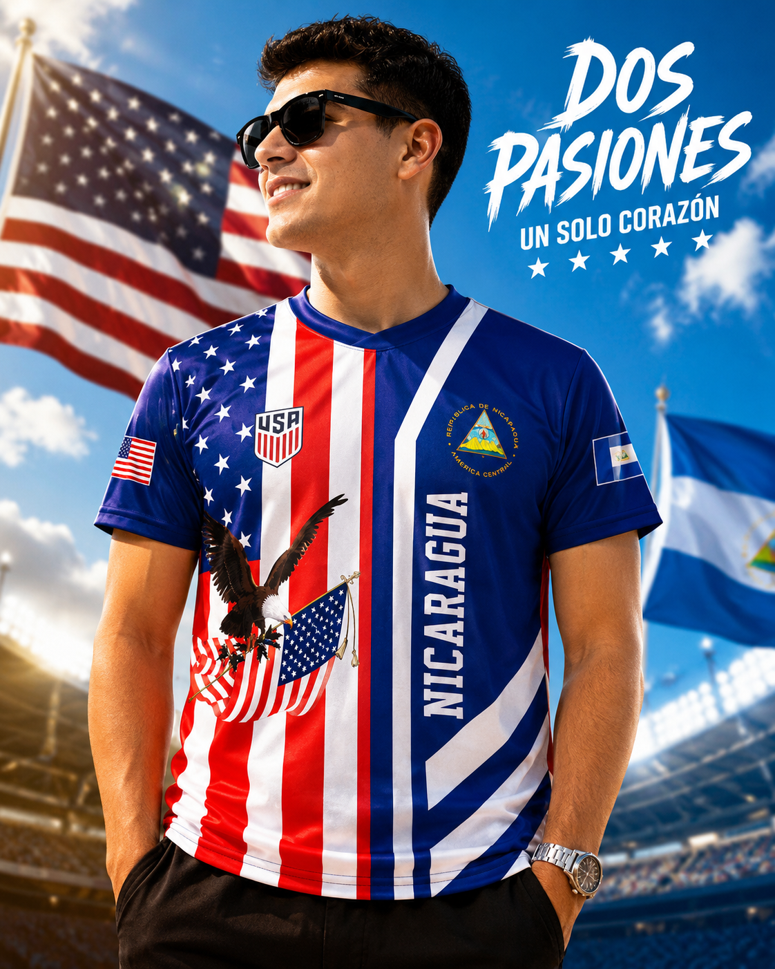 Camisa Deportiva Nicaragua