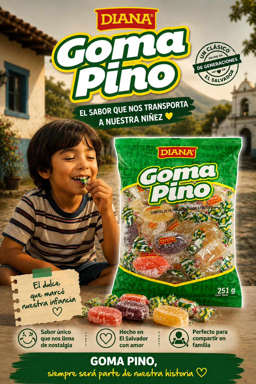 Goma Pino Diana 251 g