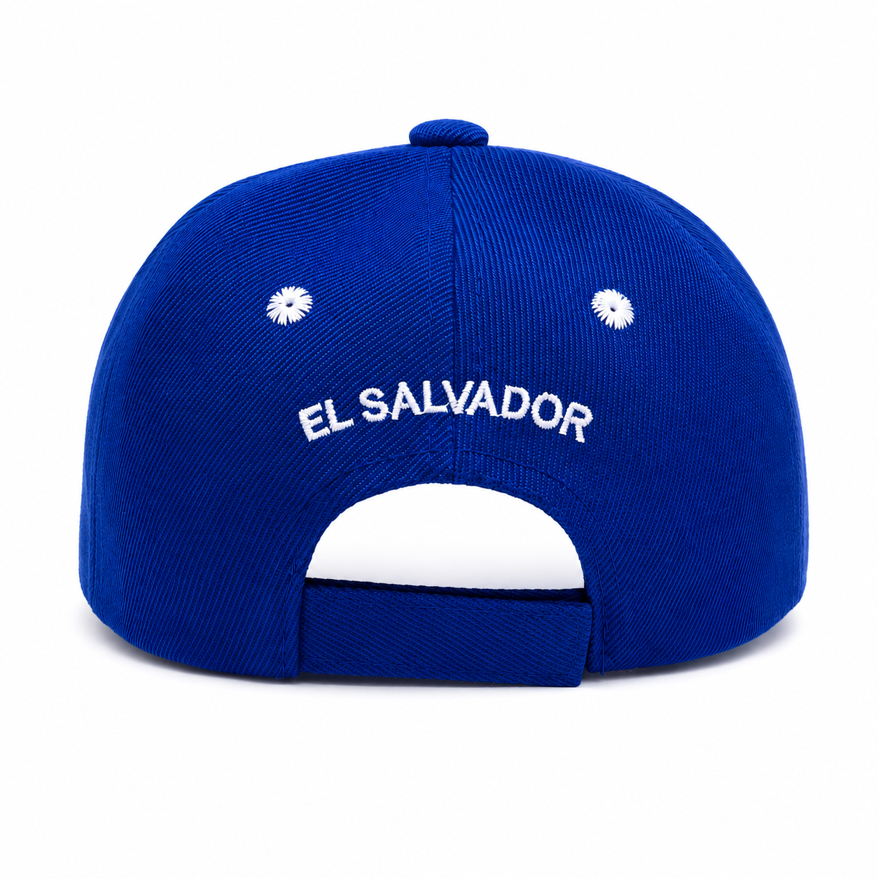 Gorra Azul Bordada de El Salvador