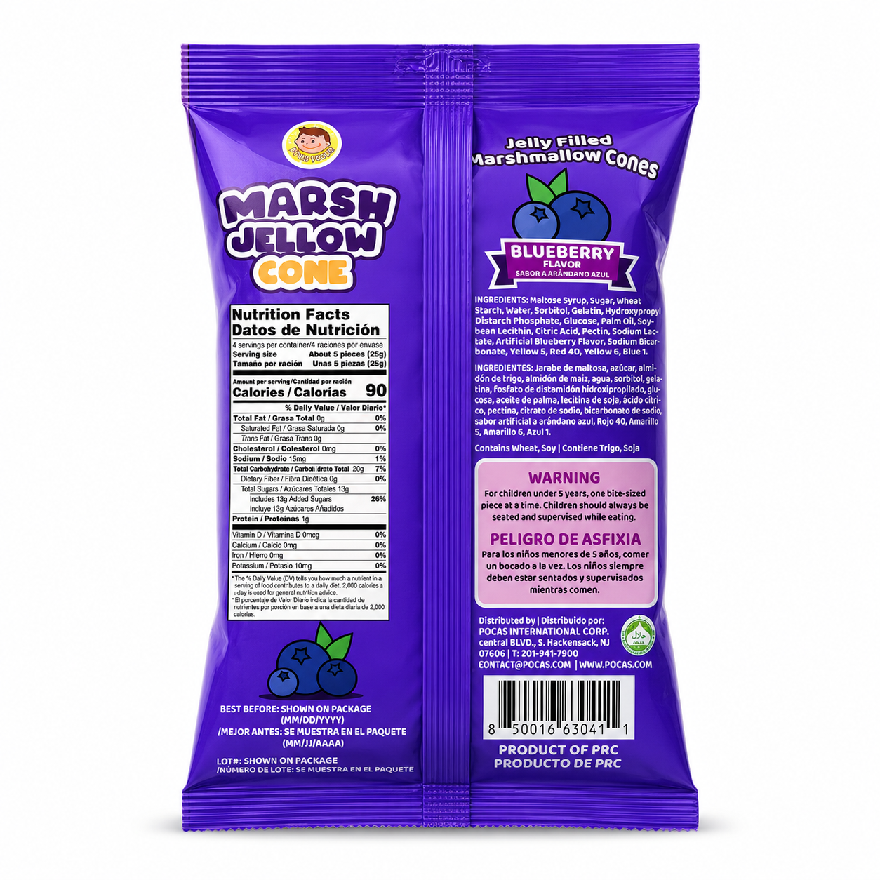 Marsh Jellow Cone Blueberry