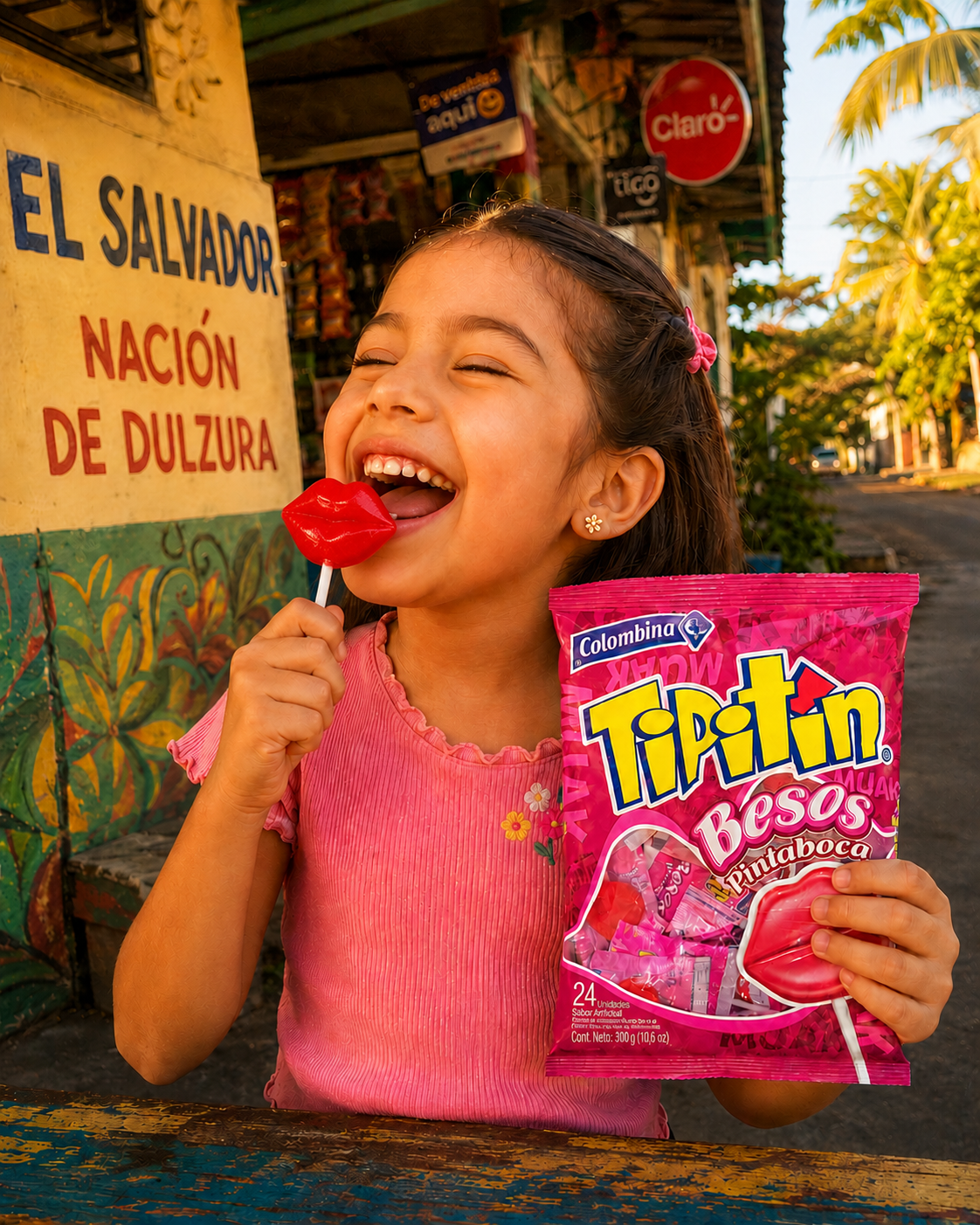 Paleta Tipitin Besos - Bolsa 24 U