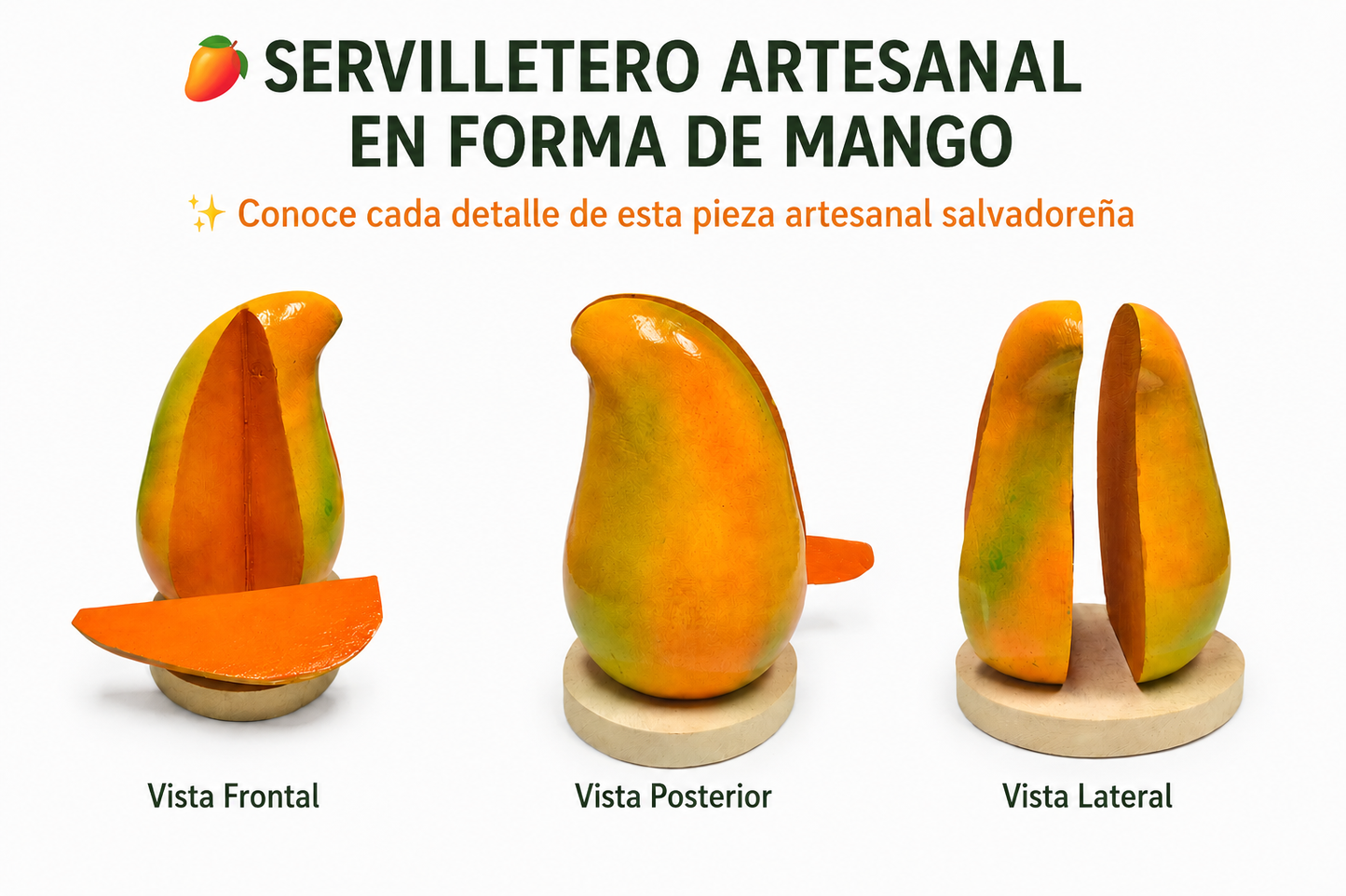 Servilletero en Forma de Mango - Unidad