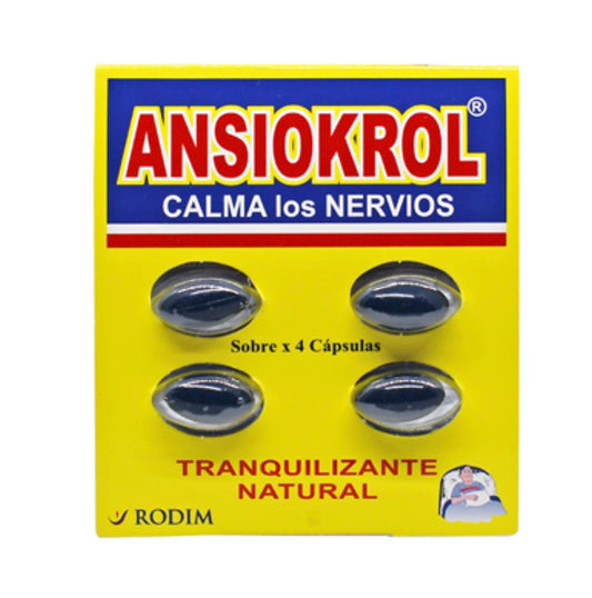 Ansiokrol Blister 4 Capsulas