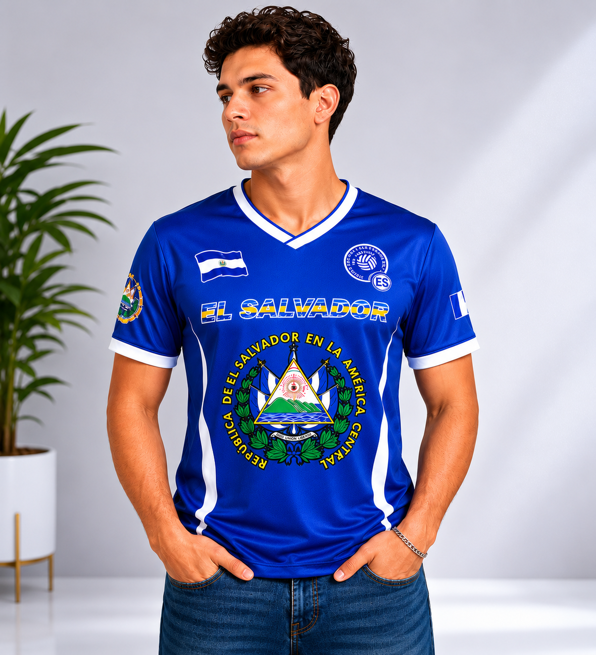 Camisa Escudo de ES - Azul