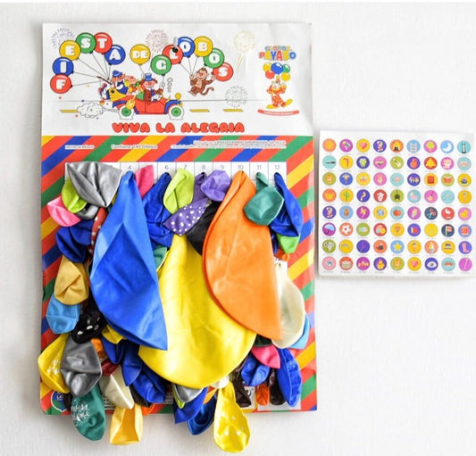 Carton Rifa de Globos