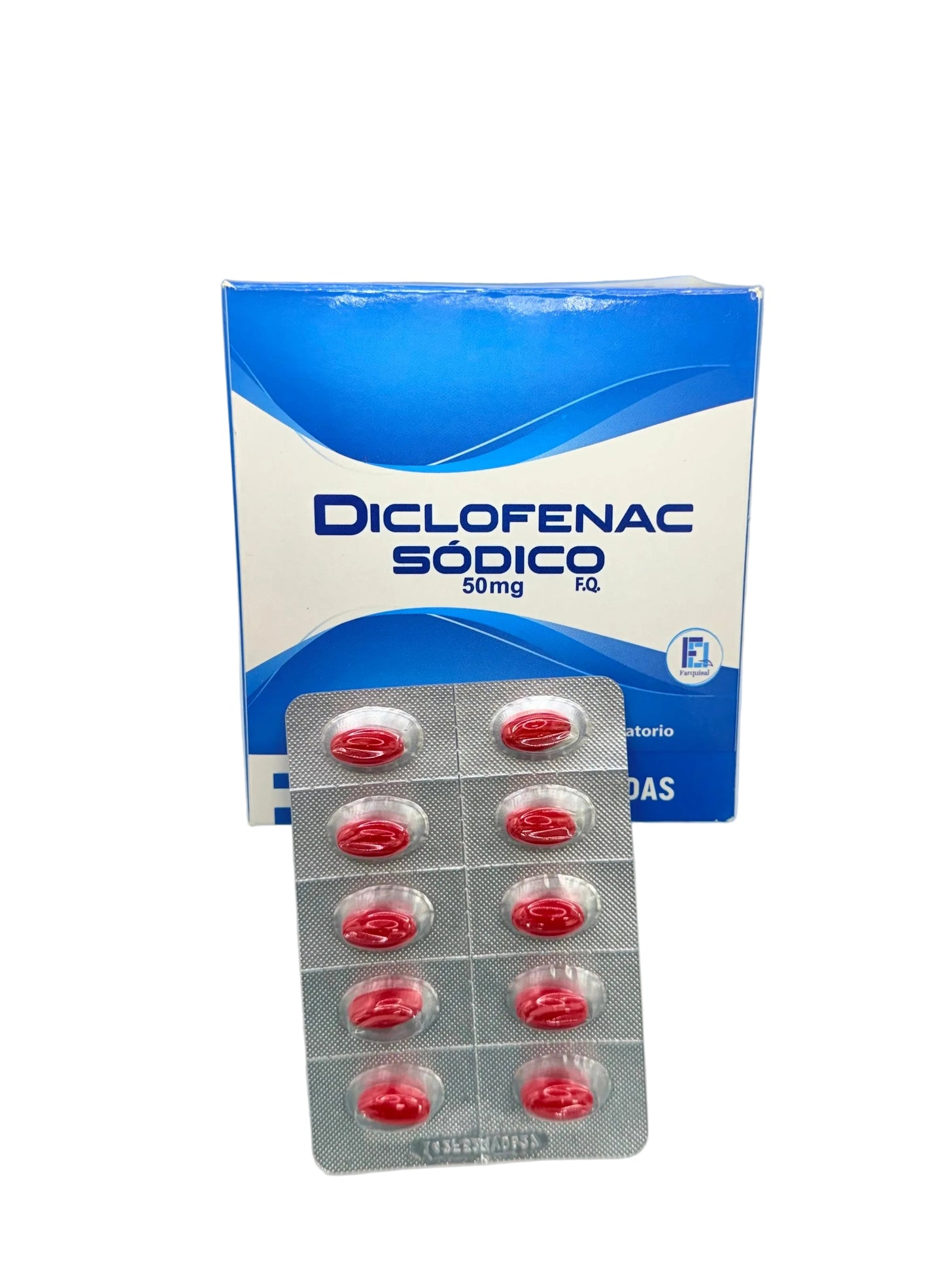 Diclofenaco Sodico Blister 10 capsulas