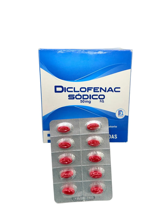 Diclofenaco Sodico Blister 10 capsulas