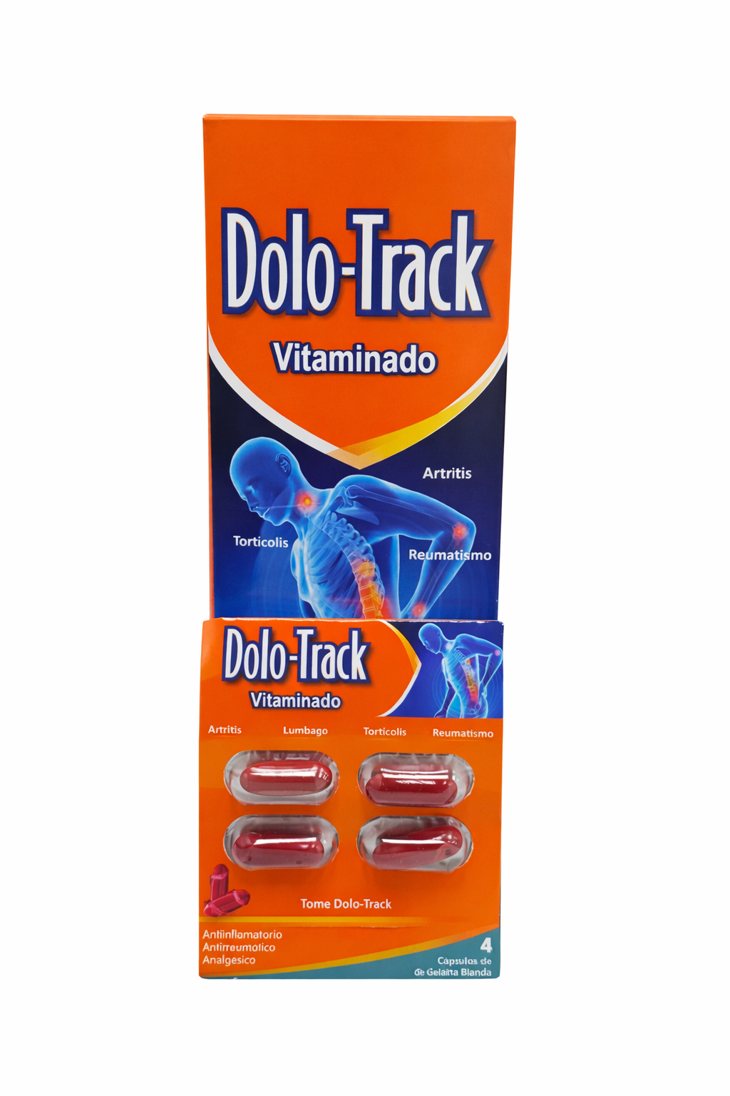 Dolo Track Vitaminado Blister de 4 capsulas