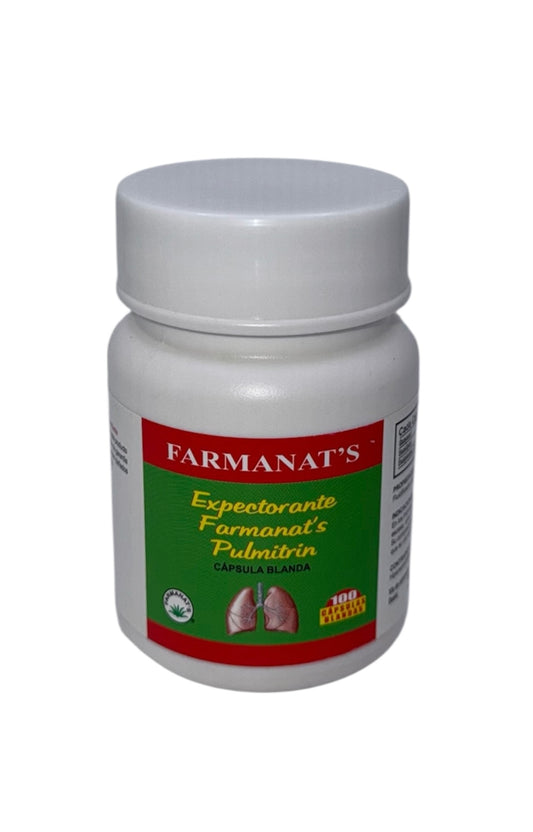Expectorante Farmanat's Pulmitrin Bote 100 Capsulas