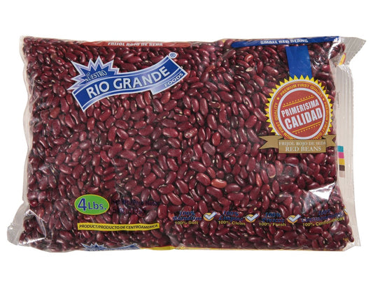 Frijol Rojo de Seda Rio Grande 4lbs
