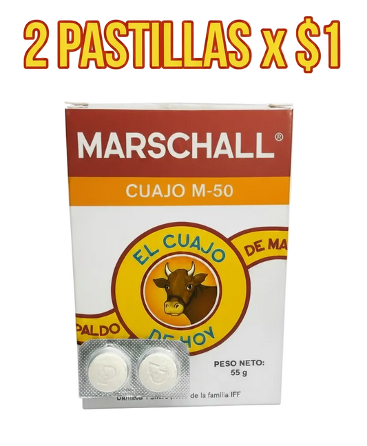 Pastilla de Cuajo (2 pastillas x $1)