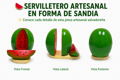 Servilletero en Forma de Sandia