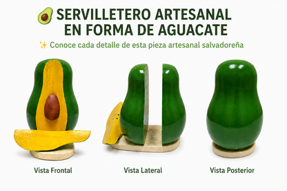 Servilletero en Forma de Aguacate - Unidad