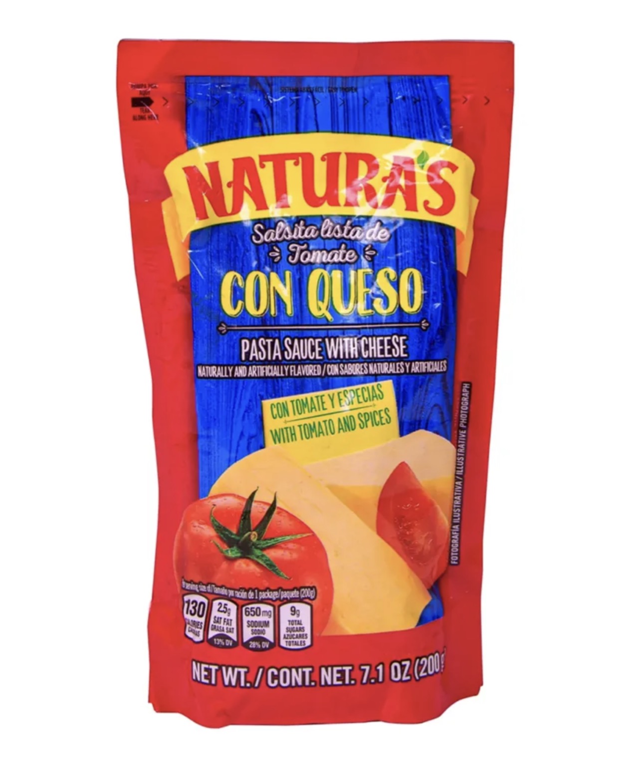 Salsa Natura`s Queso 180g