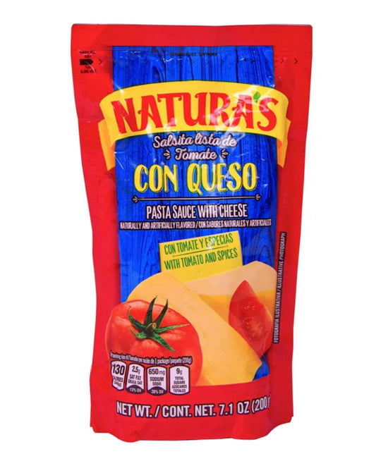 Salsa Natura`s Queso 180g