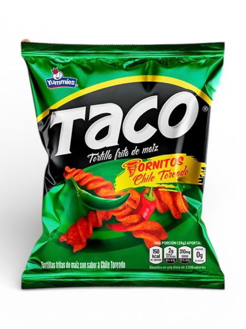 Tacos Tornito Chile Toreado Yummies 18g
