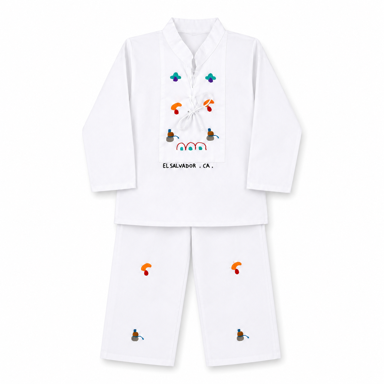 Traje Tipico Bordado Para Niño