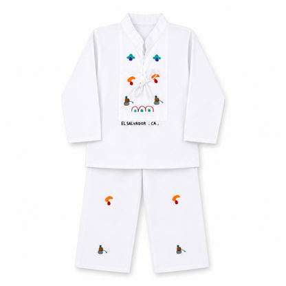 Traje Tipico Bordado Para Niño
