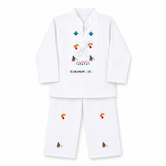 Traje Tipico Bordado Para Niño