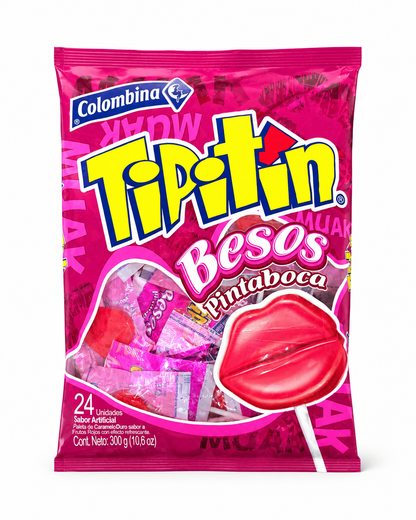 Paleta Tipitin Besos - Bolsa 24 U