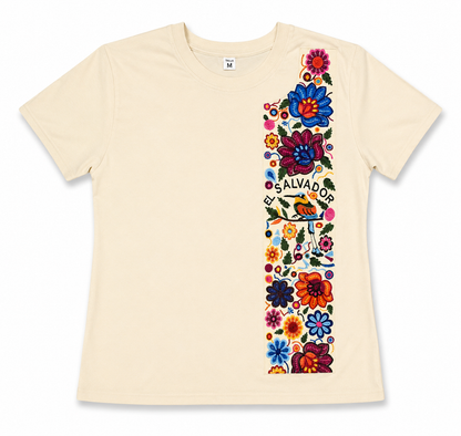 Camisa con Bordado - Beige