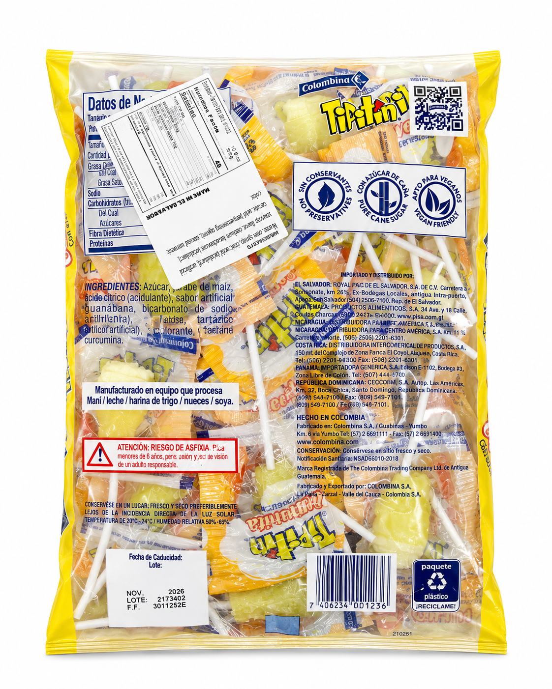 Cervecita Tipitin 288 g - Colombina