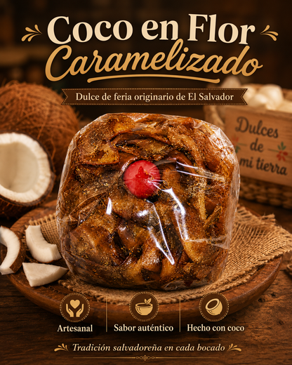 Coco en Flor Caramelizada - unidad