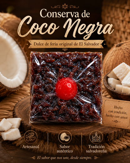 Conserva de Coco Negra - Unidad