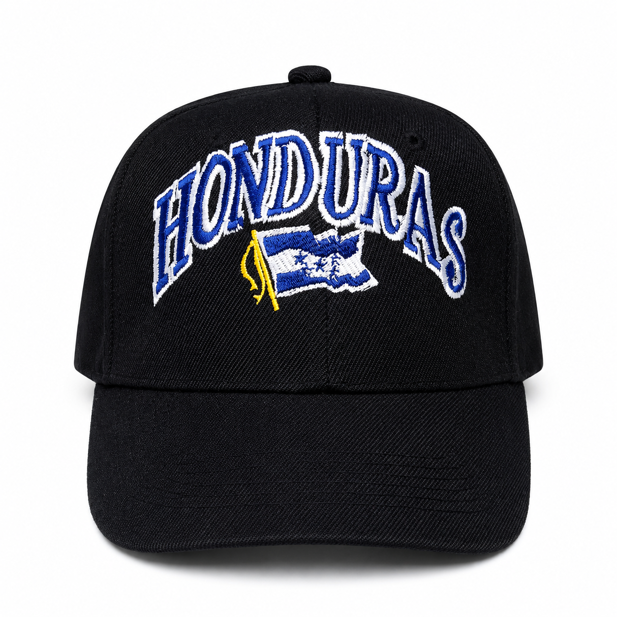 Gorra Negra Bordada de Honduras