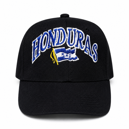 Gorra Negra Bordada de Honduras