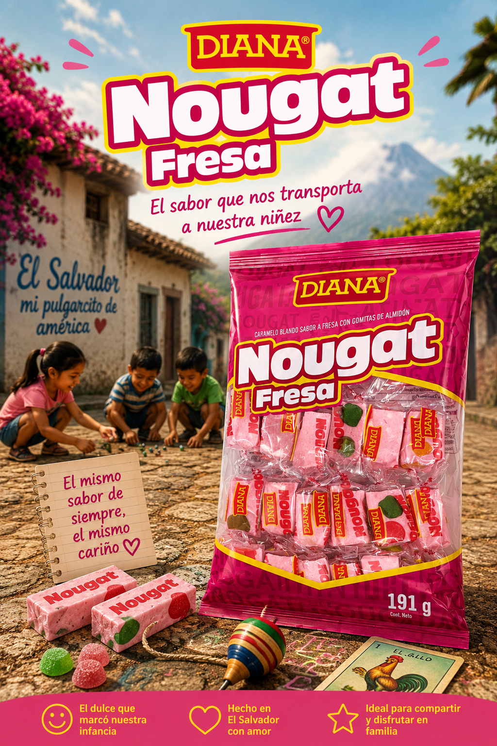 Nougat de Fresa Diana