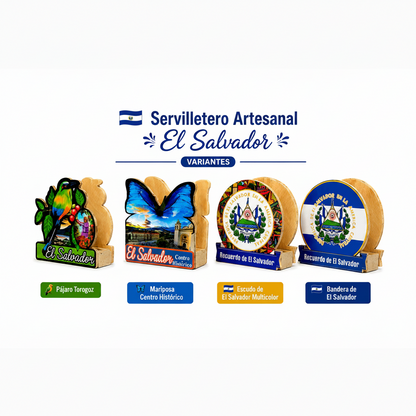 Servilletero Artesanal El Salvador - Unidad
