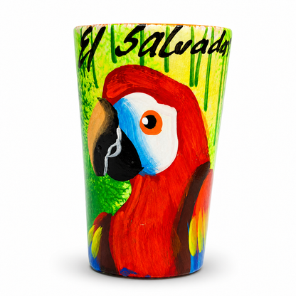 Vaso Tequilero de Madera Pintado