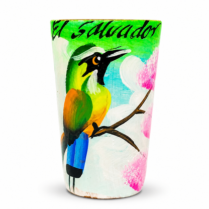 Vaso Tequilero de Madera Pintado